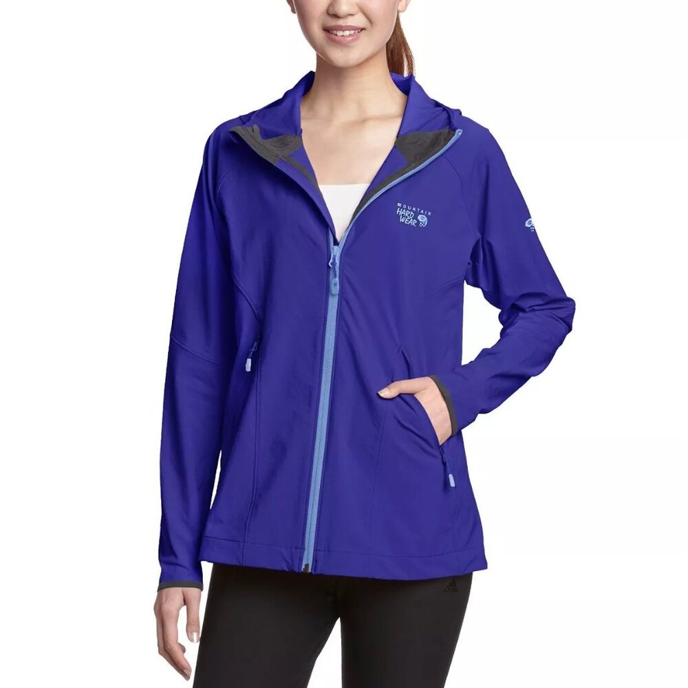 MOUNTAIN HARDWEAR Women's XS "SUPER CHOCKSTONE" SOFT SHELL JACKET Blue